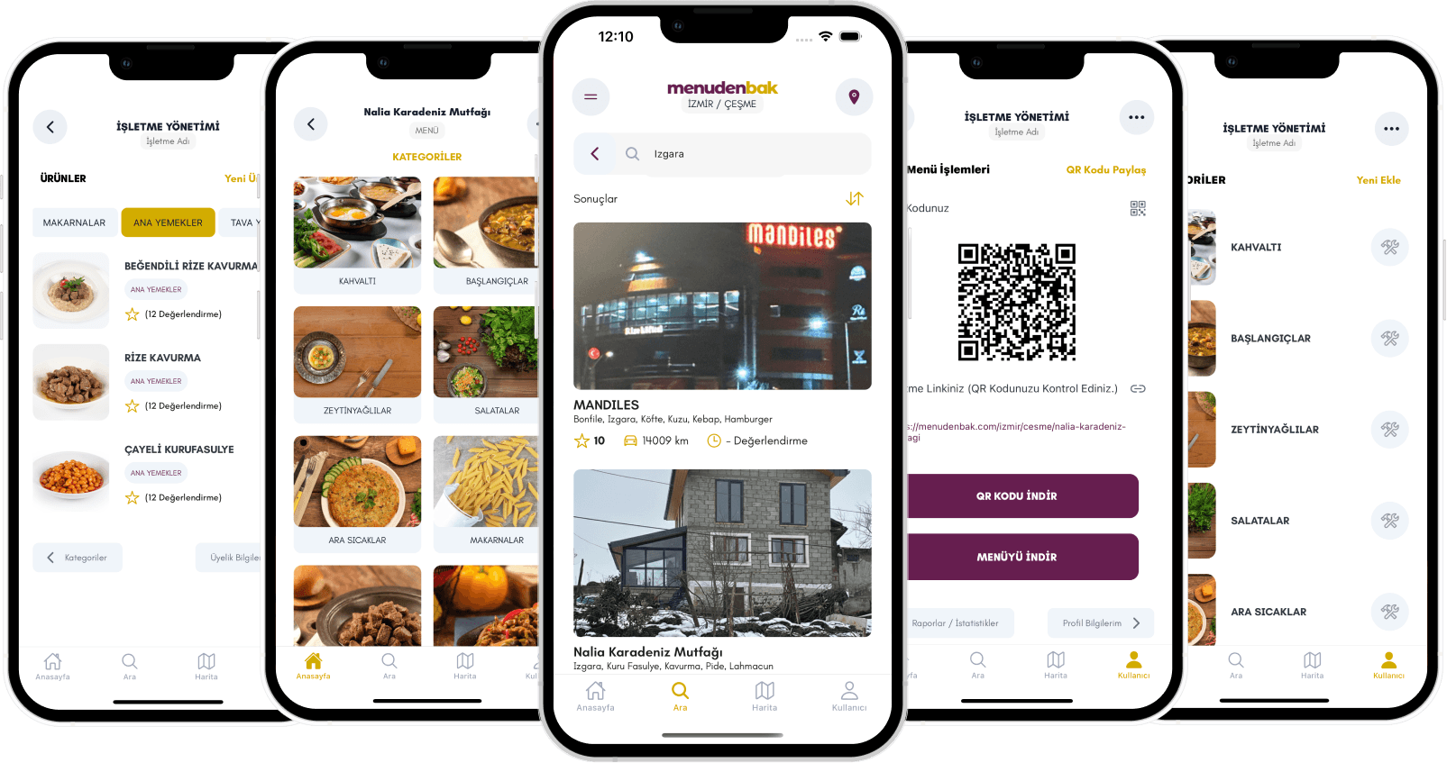 Menudenbak App Mockup